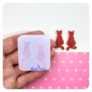 1pz stampo silicone resina fai da te ciondoli goccia 3 coppie 109x90mm