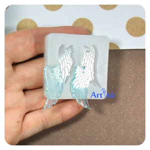 Angel wings silicone mold, wing mold for earrings, mold for epoxy resin, angel silicone mold, angel wings mould, angel resin earring mold