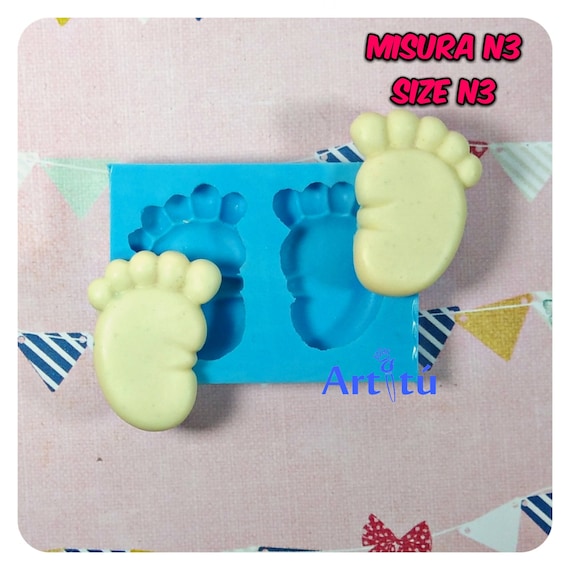 Baby voeten schimmel maat n3 gips schimmel hars schimmel