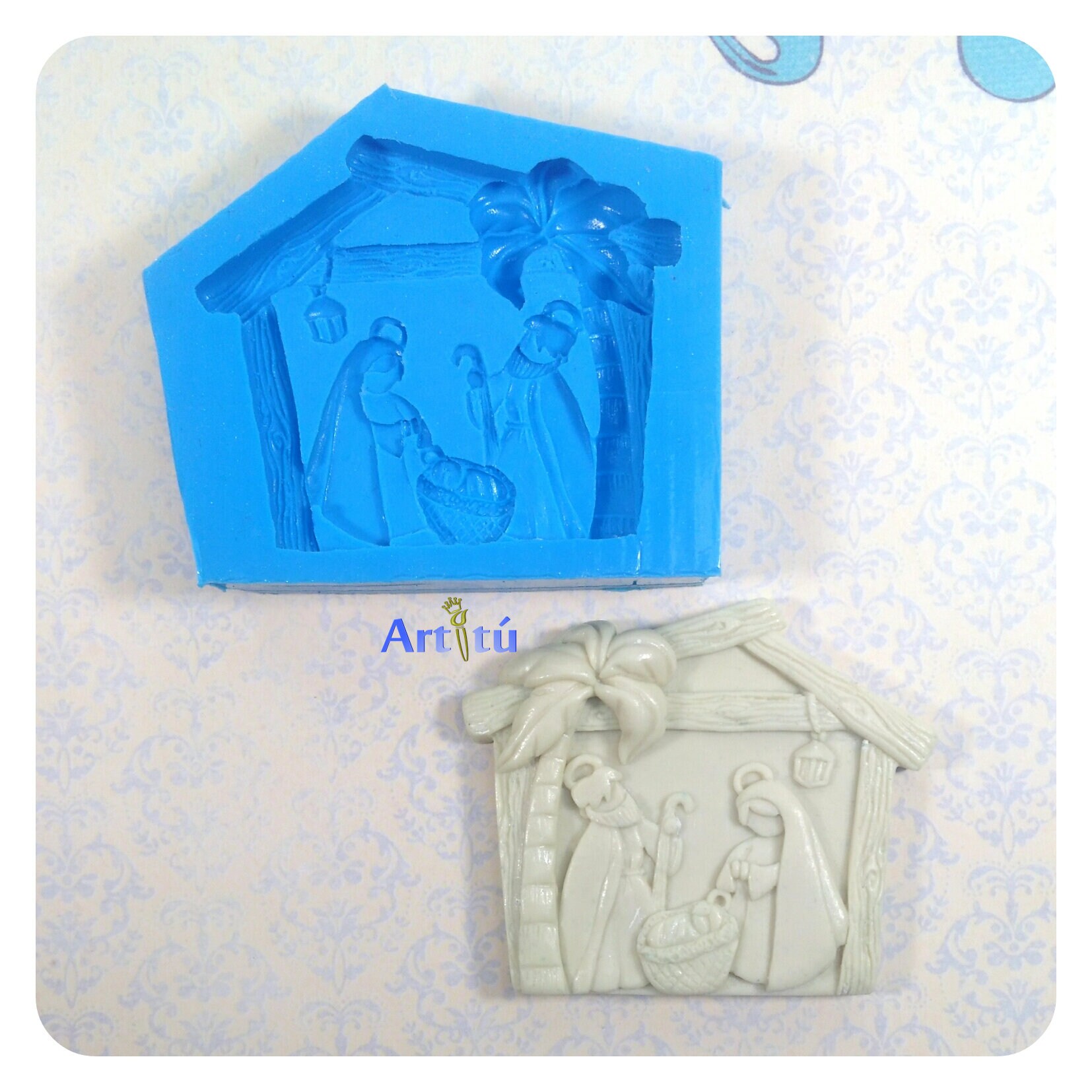 Christmas Molds Nativity Mold Manger Scene Mold Silicone Etsy