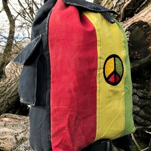 Rasta Boho Hippy Backpack Bag Hippie Beach Handbag Shoulder Festival Rucksack image 2