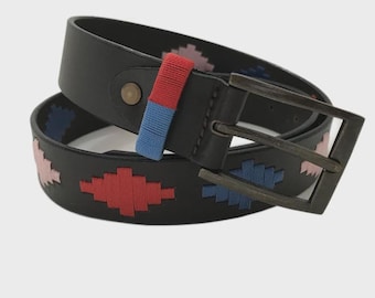 Weavingcraft Hand Woven Argentine Polo Belt: Unisex Leather  display picture 1