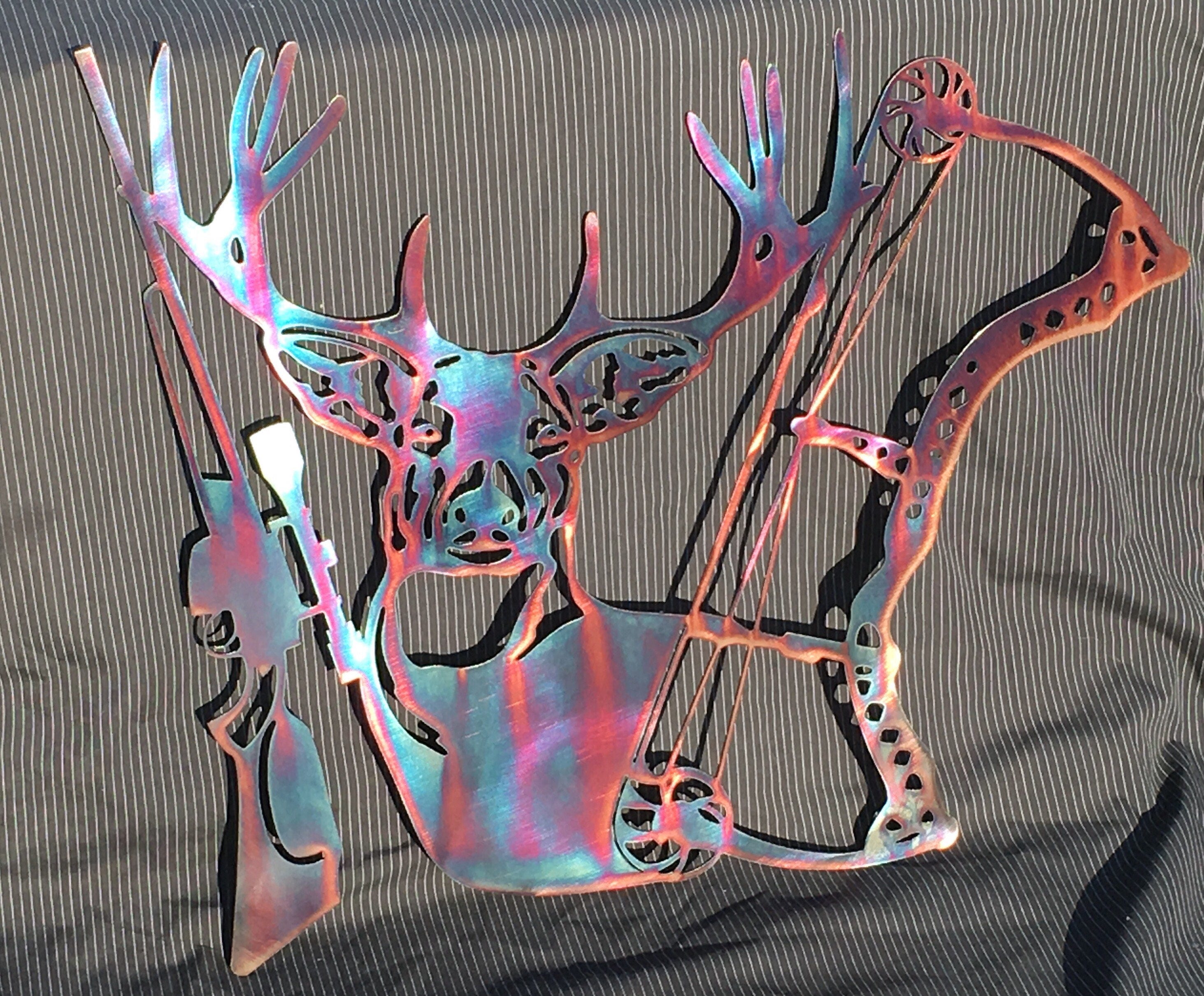 Metal wall art Plasma cut metal art Hunters delight Etsy
