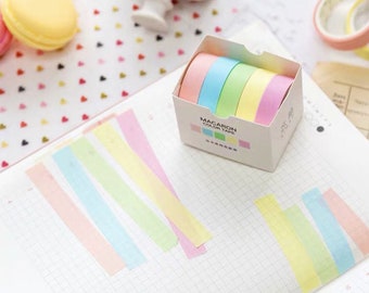 5 washi tapes design washi tape set