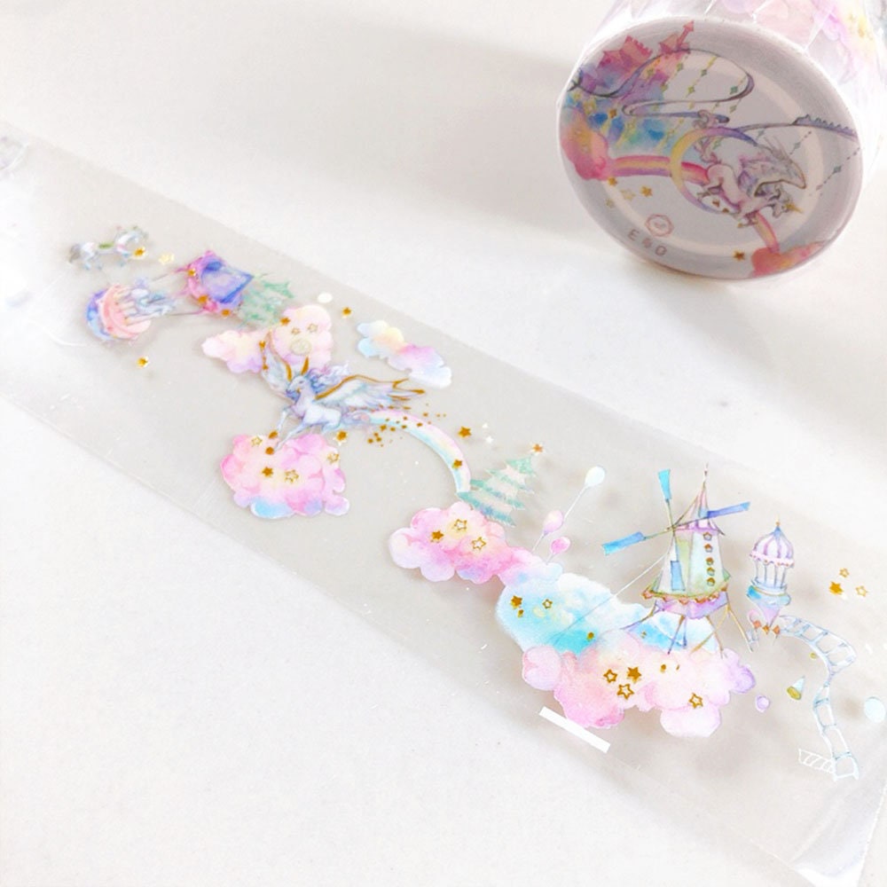 Unicorn Washi Tape Pegasus Animal Washi Tape Unicorn Gift | Etsy Singapore