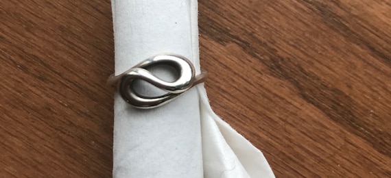 Tiffany & Company Elsa Peretti Sterling Ring Size… - image 1