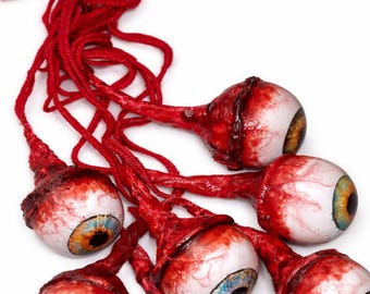 LARGE Halloween Fake Eye Eyeball Scary Prop Party Decoration. UK Handmade Art.