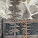 Rusty Metal Evergreen Tree Handmade Distressed Oversized Steele Wispy ...