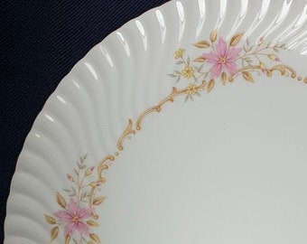 Vintage Large Serving Plate Unique Hello Spring Dinners Make Everyday Special!  MIKASA GAYLORD China Collectible 511 Heirloom Eclectic 1970