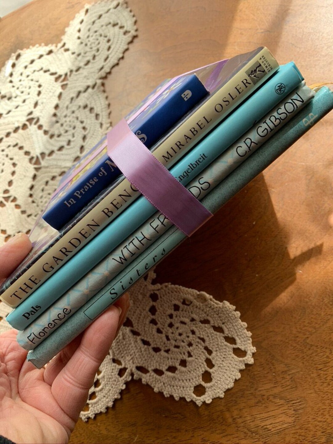 Vintage Coffee Table Books Hardcover Mini Accent Unique Gift for Mom