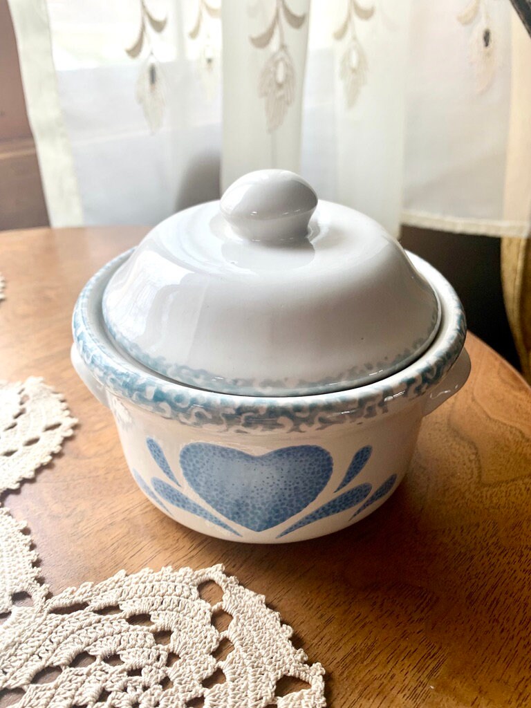 Blue Hearts (Corelle) Electric Potpourri Warmer with Lid by