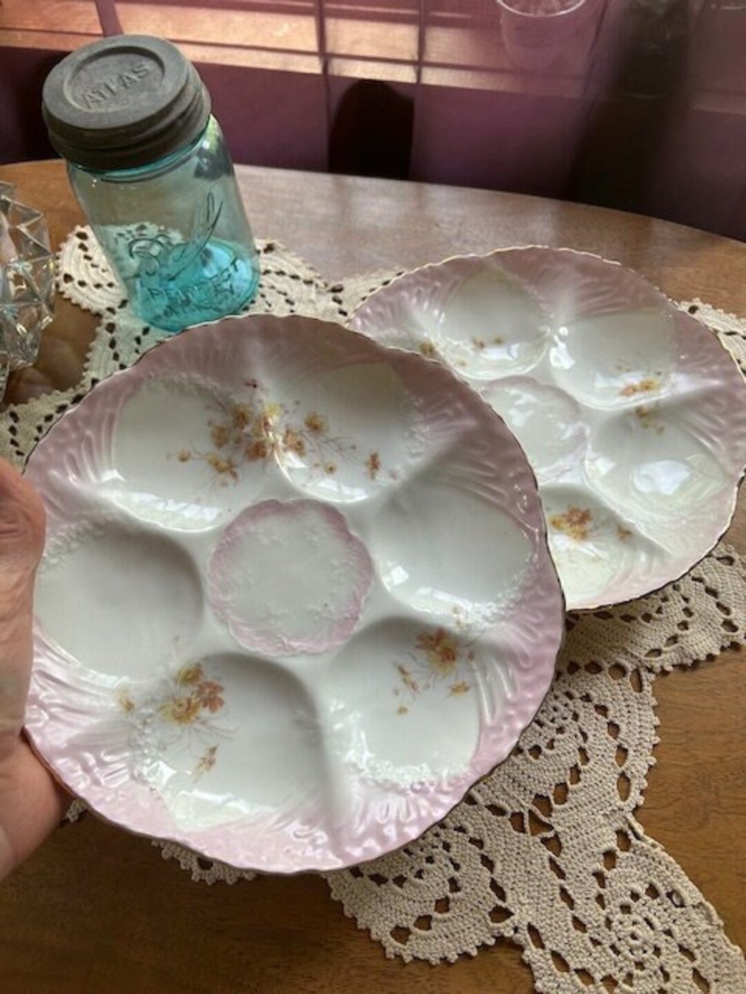 Sea Glass Oyster Plate