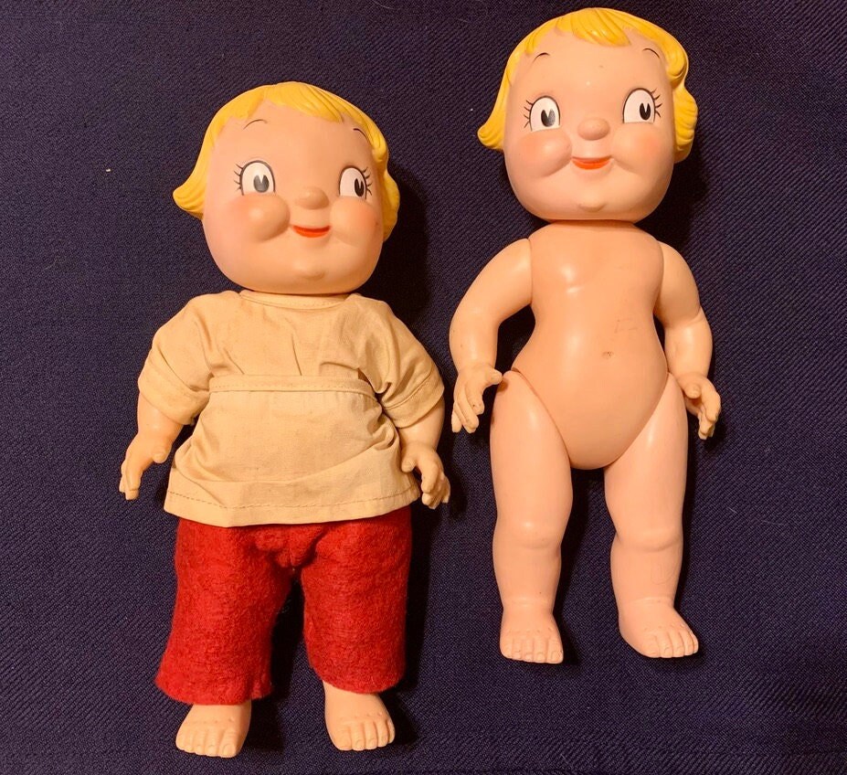 Vintage Campbell's Soup Kids Classic Shabby Chic Doll Twins TV