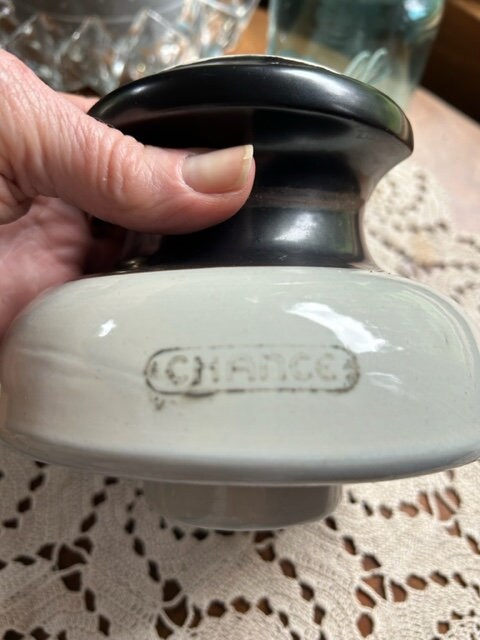Vintage Ceramic Insulator Porcelain Chance Power Line Collector's ...