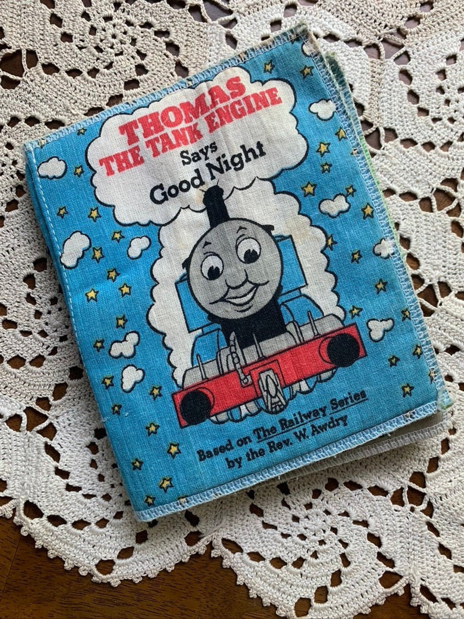 Thomas Says Goodnight Vintage Toddler Soft Book Thomas & | Etsy