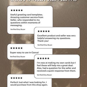 Printable Greeting Card Template US Letter Bundle Canva Drag and Drop A4 Size Editable Canva Template A2 Birthday Card A6 Print at Home A7 image 5