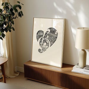 Christian-inspired music-themed wall art makes a thoughtful recital gift. Ideal for piano teachers, guitar instructors, or music mentors who appreciate faith-based and stylish decor for their spaces.