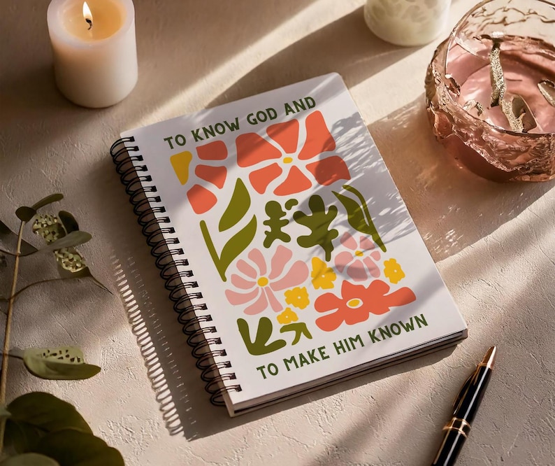 Christian Bible Study Journal for Women Faith Based Notebook Scripture ...