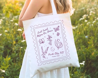 Benutzerdefinierte Mittelalter Bachelorette Tragetasche Fantasy Brautjungfer Geschenk Personalisierte Hochzeitsbevorzugung Renaissance Faire Party Letzte Suche vor dem Kleid