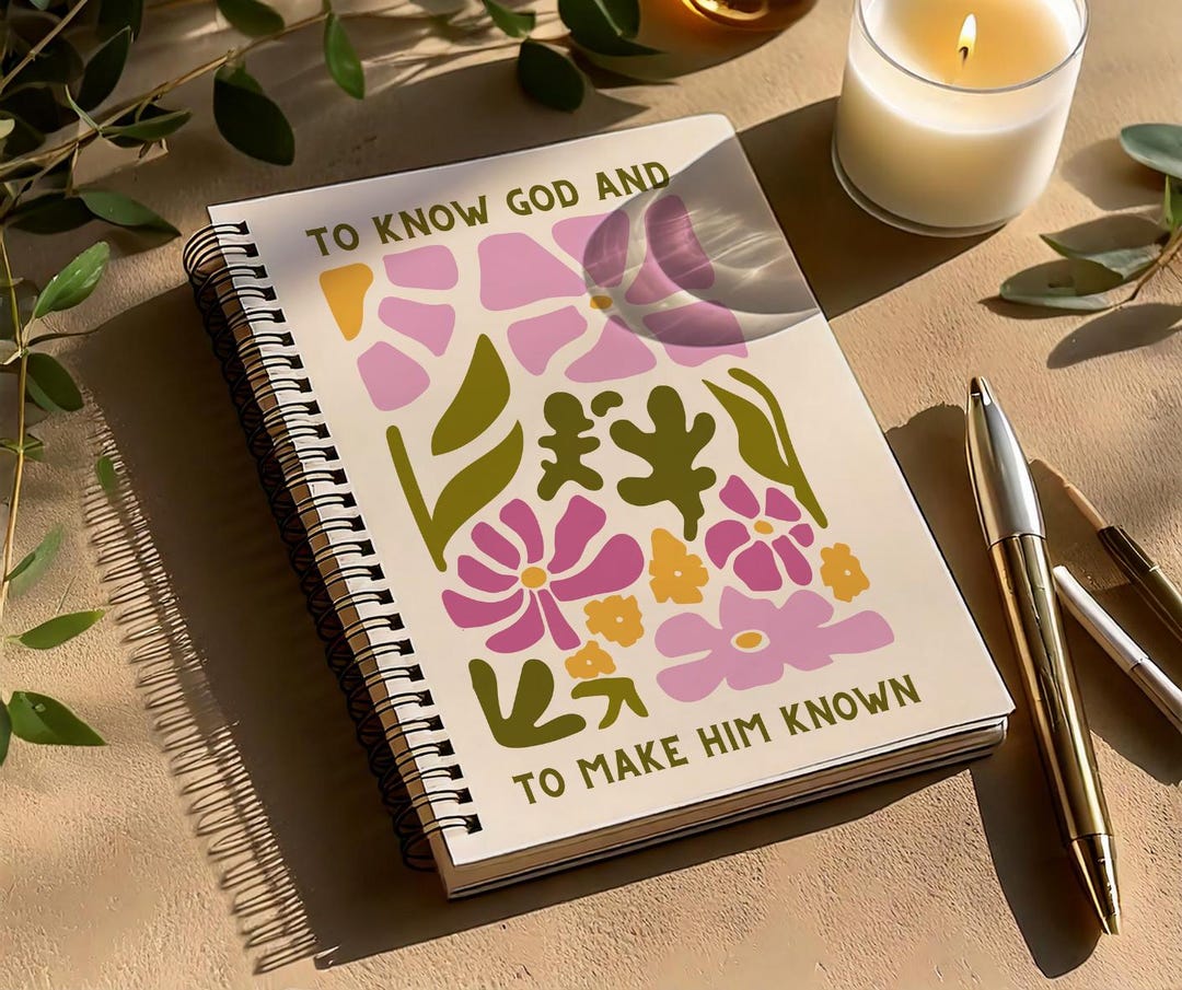 Christian Bible Study Journal for Women Faith Based Notebook Scripture ...