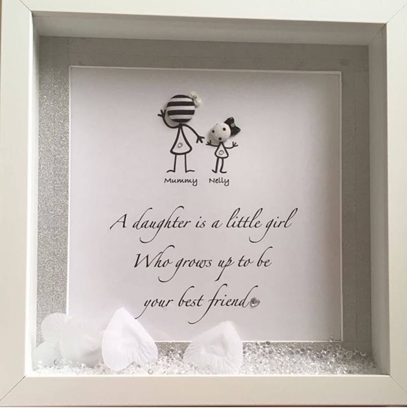 Mother & Daughter frame personalised keepsake. Lovely birthday Etsy Mother & Daughter frame personalised keepsake. Lovely birthday Etsy