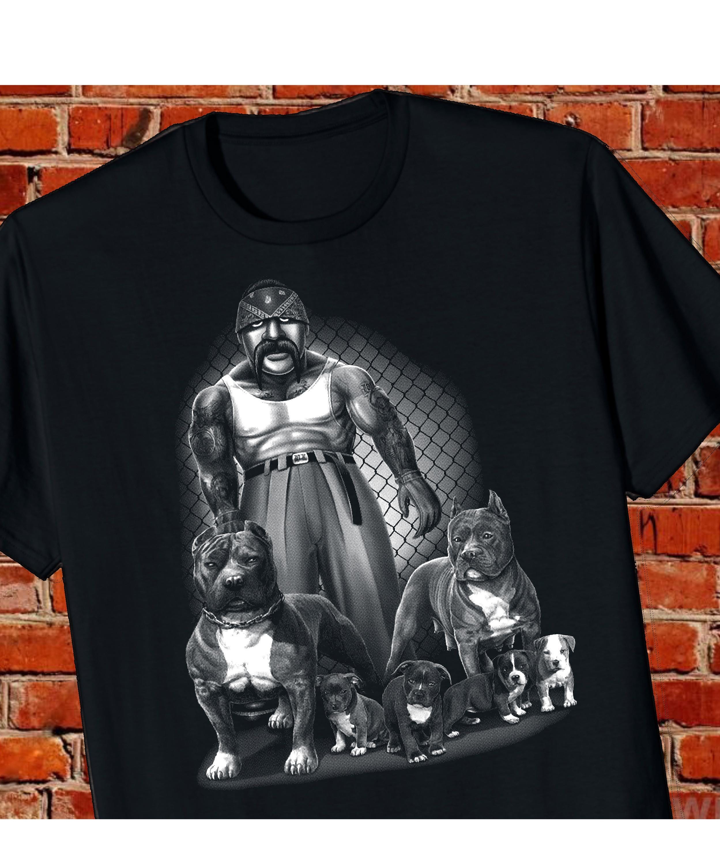 Chicano Style Halftone Download -chicano-pit Bull Art Mexico