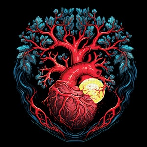 Diseños de semitono de corazón y tierra Impresión de camisetas Impresión DTG Impresión DTF Camiseta PNG Ai Diseños de sublimación serigrafía medios tonos