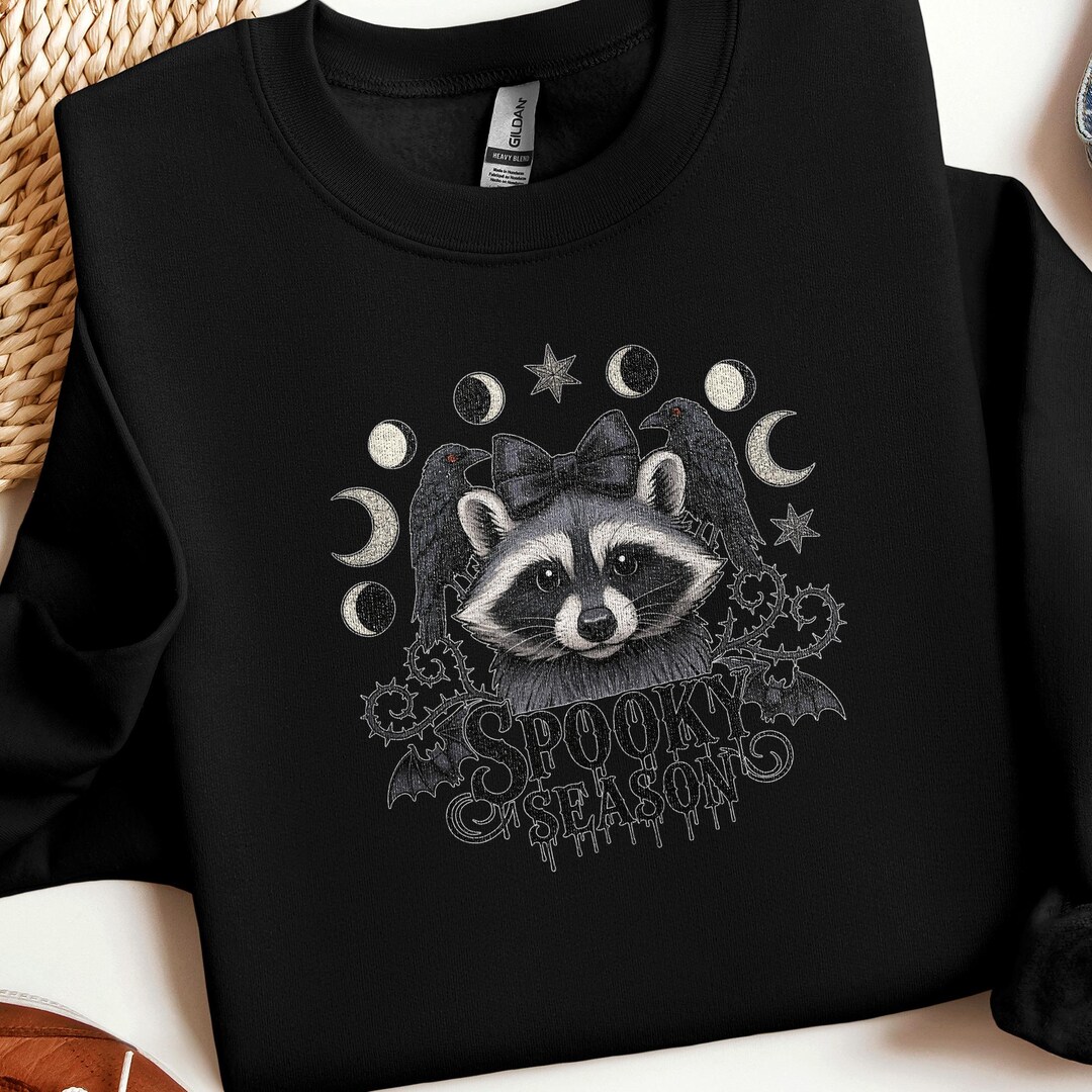 Spooky Raccoon Halloween PNG: 4K Digital Art Clipart (digital Download ...