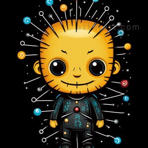 Halloween Voodoo Dolls PNG sublimation  ,  print dtf Digital Design Download, cute cute doll  png, spooky season png, Halloween png, fall