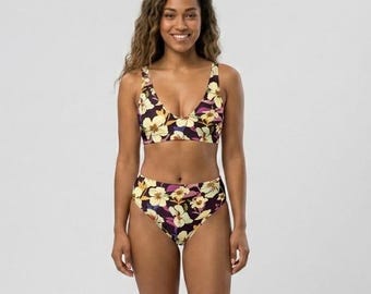 Recycelter Allover High Waist Bikini