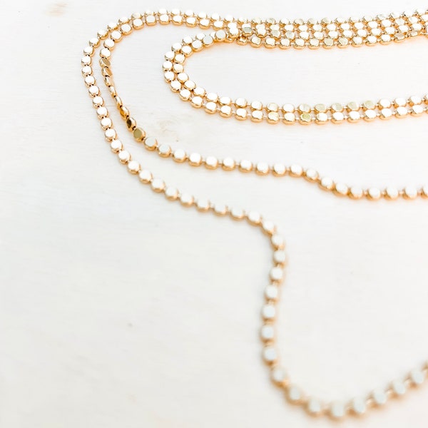 Dot Chain | 14k Gold Filled Disc Chain