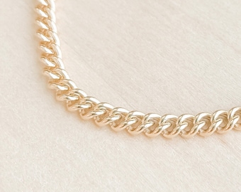 The Teresa| 14k Gold Filled Curb Chain