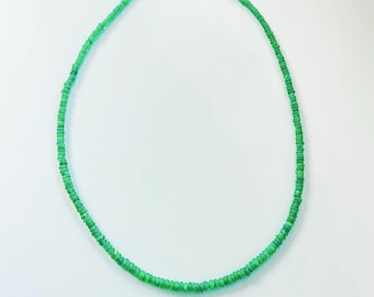 Kelly Green Necklace- Multicolor Opal Necklace With Gold Fill or Sterling Silver Hardware