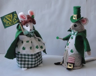 Irish Celtic Gaelic Felt Mice