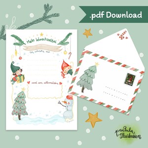 Lista de deseos navideños para descarga instantánea