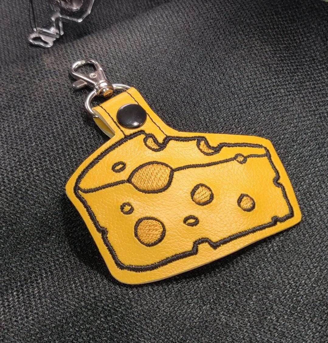 Cheddar Cheese Key Fob - Perfect Gift! - Etsy