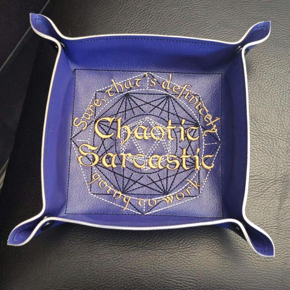 Chaotic Sarcastic Collapsible Dice Tray
