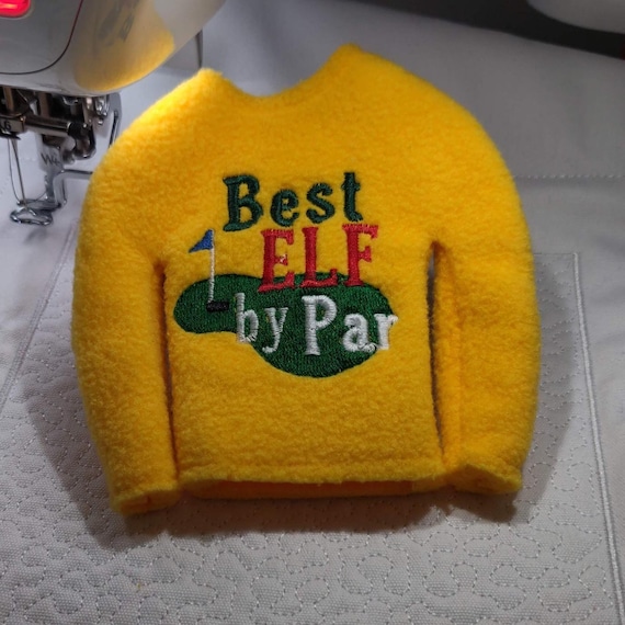 Golf Elf Sweater 10" Doll Christmas Clothing Prop