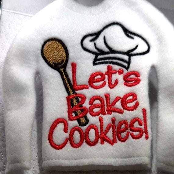 Let's Bake Cookies! Elf Sweater 10" Doll Christmas Clothing Prop