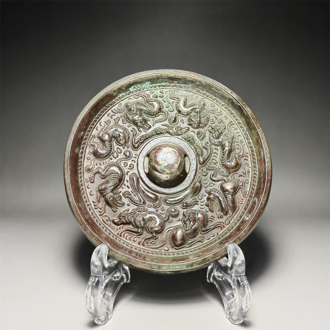 中国アンティークブロンズミラー MR973 - Etsy 日本