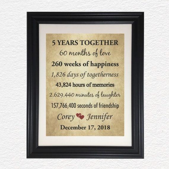 5 year anniversary gift for wife deals