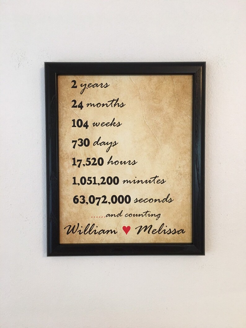 2 year dating anniversary gift ideas