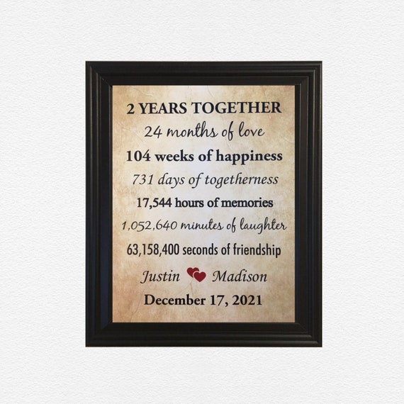 2 Year Anniversary Gift For Girlfriend 