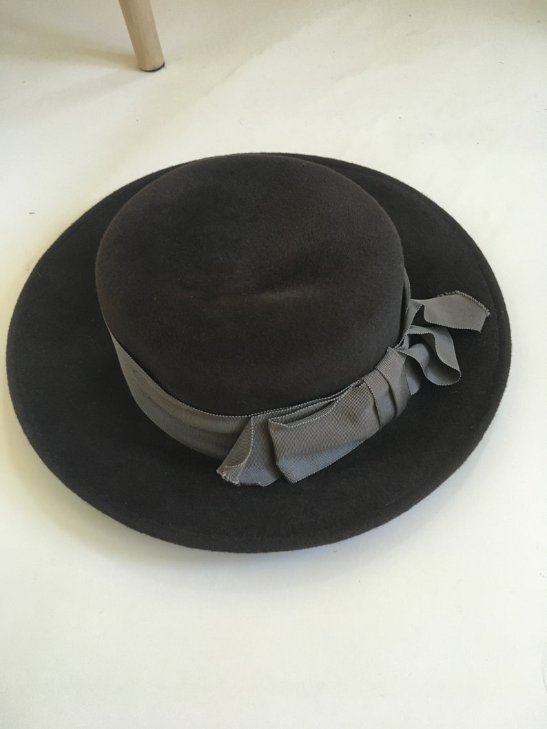 Brown Madcaps felt hat image 3