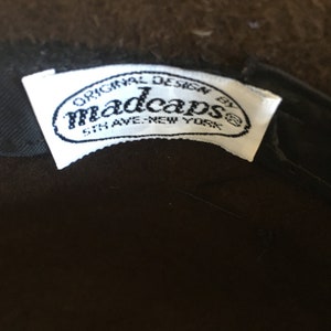 Brown Madcaps felt hat image 6