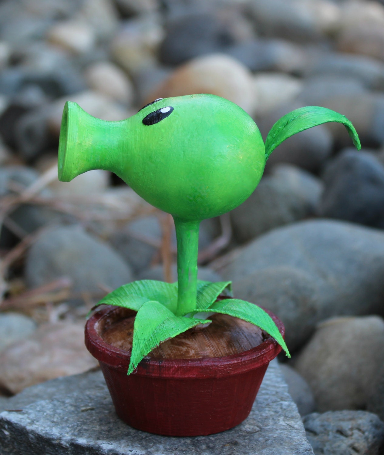 Plants Vs Zombie Peashooter // Cake Topper // Cupcake // Etsy