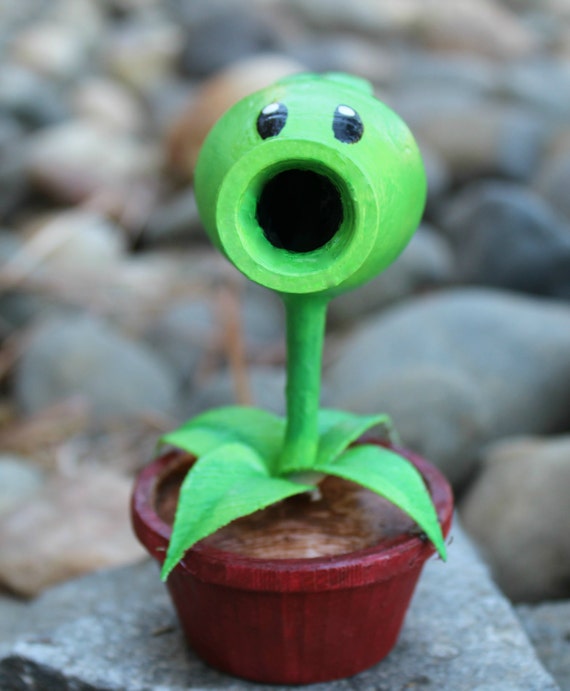 Plants Vs Zombie Peashooter // Cake Topper // Cupcake // Etsy