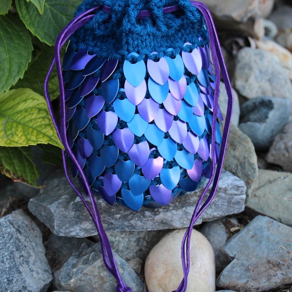 Large Dragon Scale Dice Bag or Pouch // gamer // CosPlay // WoW // Renaissance Fair