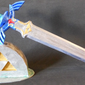 Legend of Zelda Cake Topper // Legend of Zelda Party // Legend of Zelda Master Sword and Triforce Stone // Party Supplies