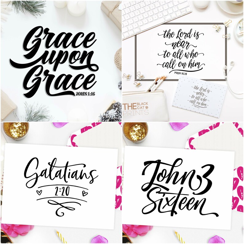 Download Christian SVG bundle Bible verse SVG files set Cricut SVG | Etsy